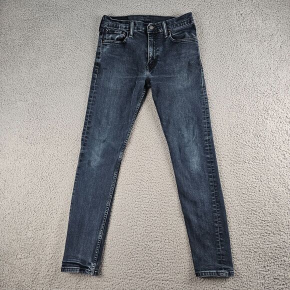 Levis 512 Jeans Mens Size 30x32 Dark Wash Denim Slim‎ - Picture 1 of 16